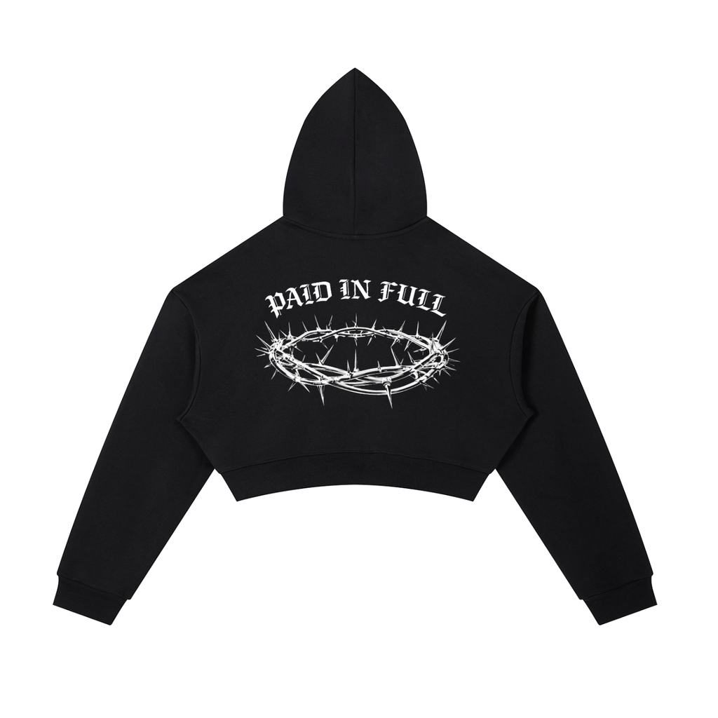 Cropped,Zip up,hoodie,Christian,Religious,Faith