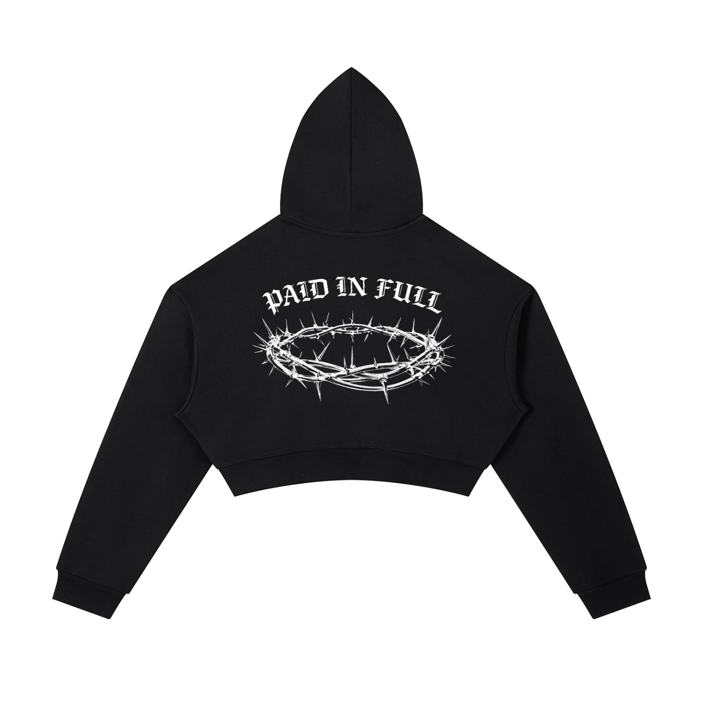 Cropped,Zip up,hoodie,Christian,Religious,Faith