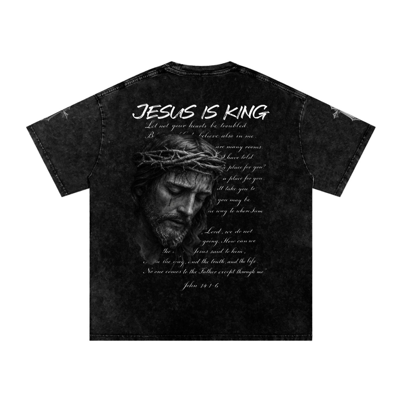 Jesus is King,God's Warrior,Christian,Luxury,Designer,Religious,Faith,Mongo Apparels,T-shirt,drop shoulder