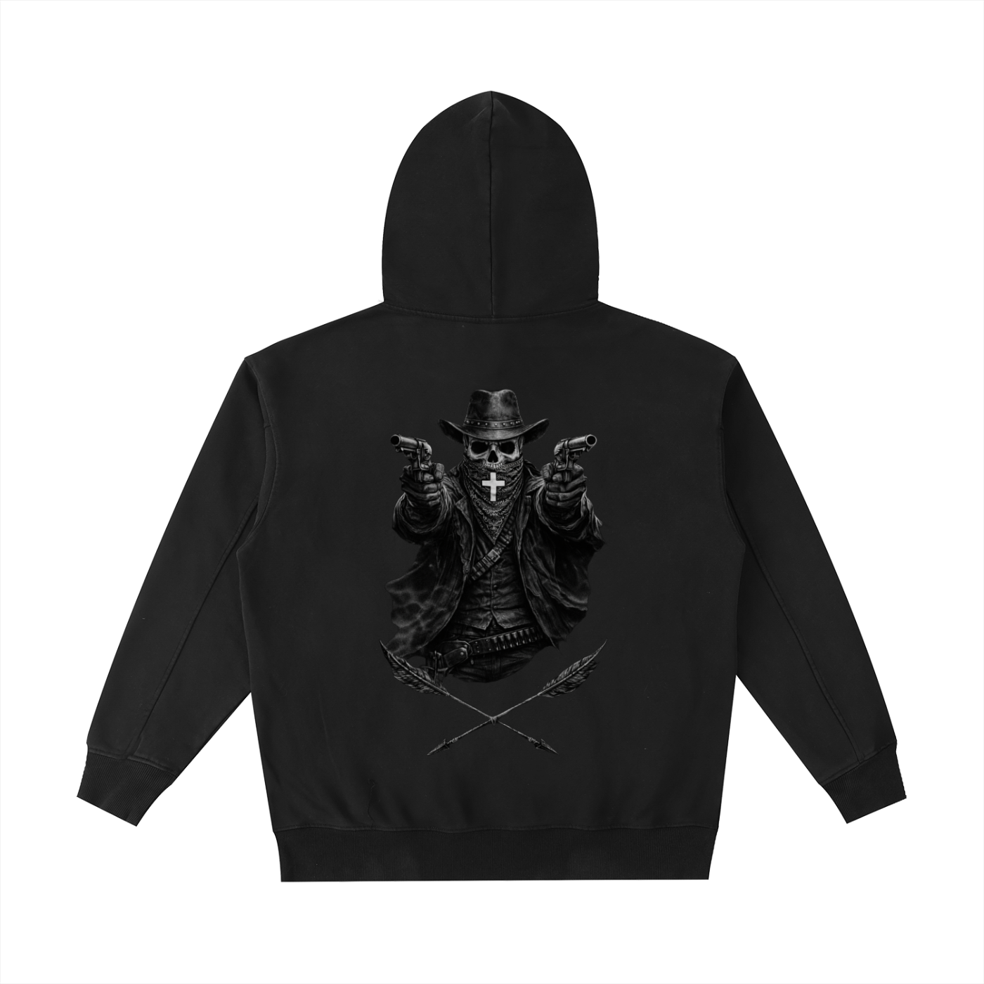 Outlaw,Gun Slinger,Cowboy,Graphic,Mongo Apparels,Hoodie