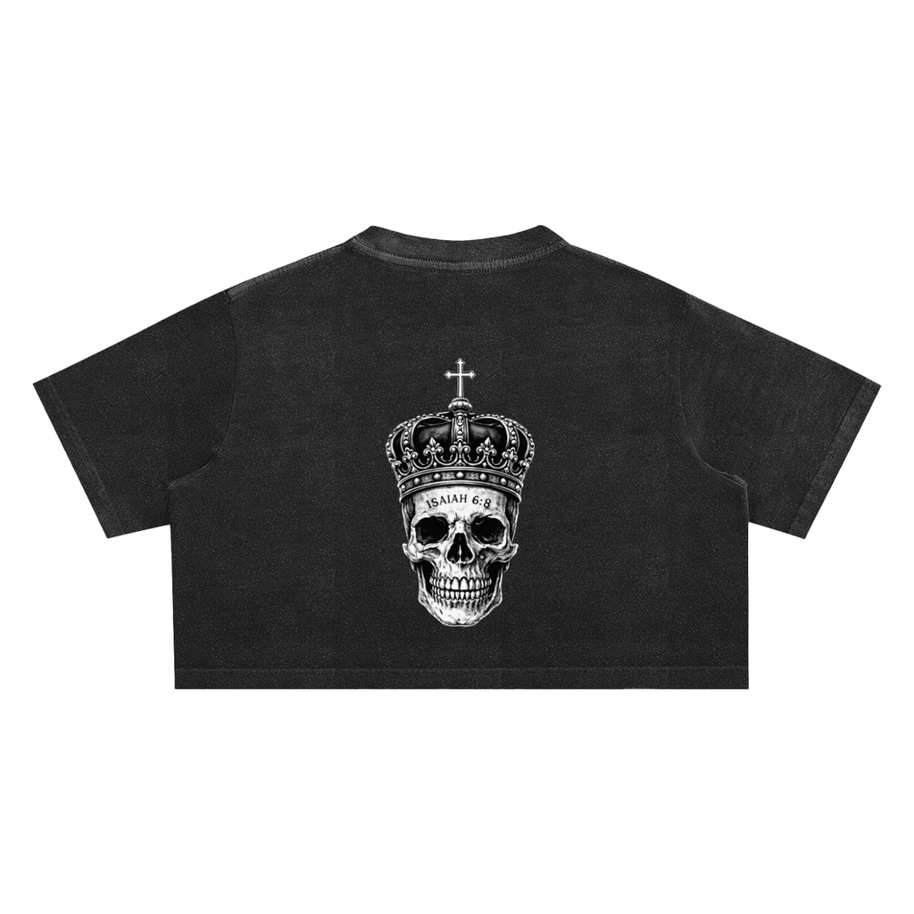 Snow Washed Crop Top