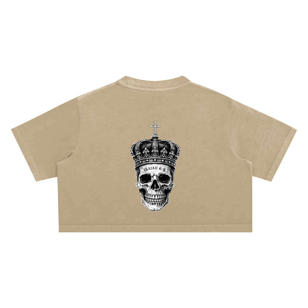 Snow Washed Crop Top